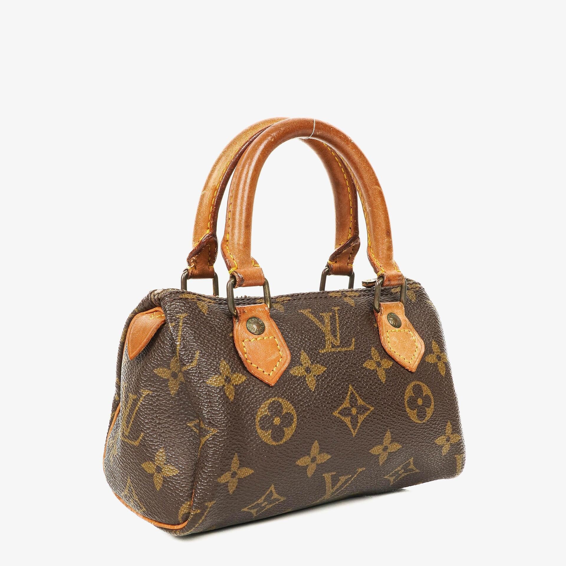 Louis Vuitton Nano Speedy Mini-Tasche aus Monogram Canvas
