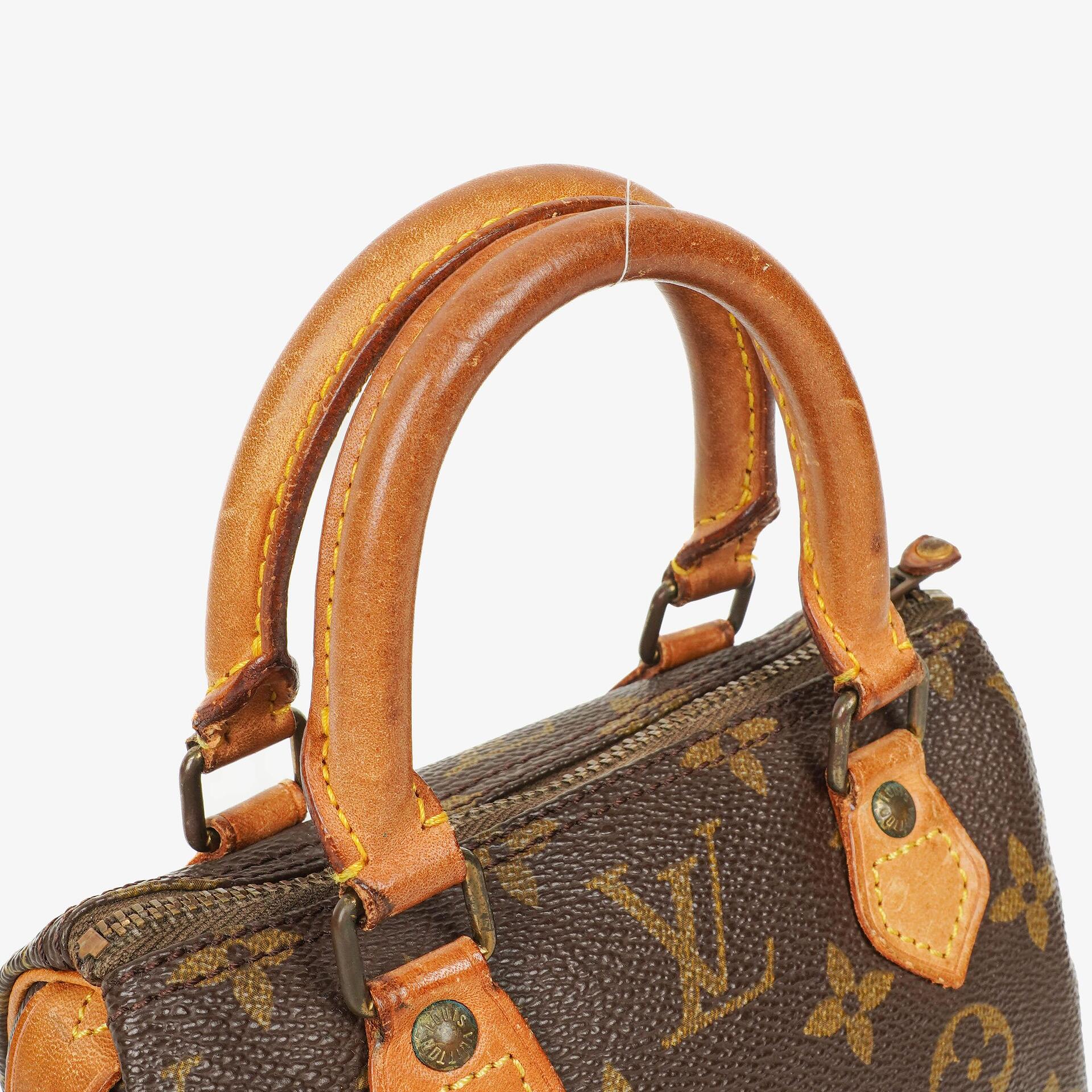 Louis Vuitton Nano Speedy Mini-Tasche aus Monogram Canvas