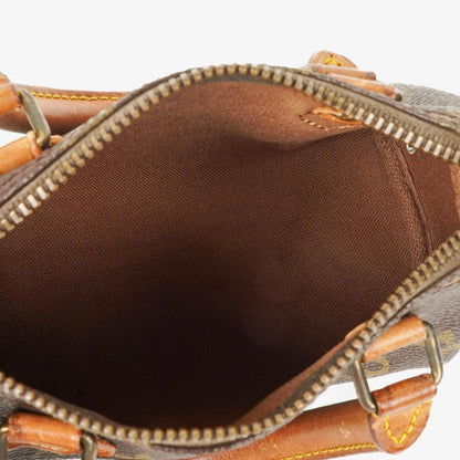 Louis Vuitton Nano Speedy Mini-Tasche aus Monogram Canvas