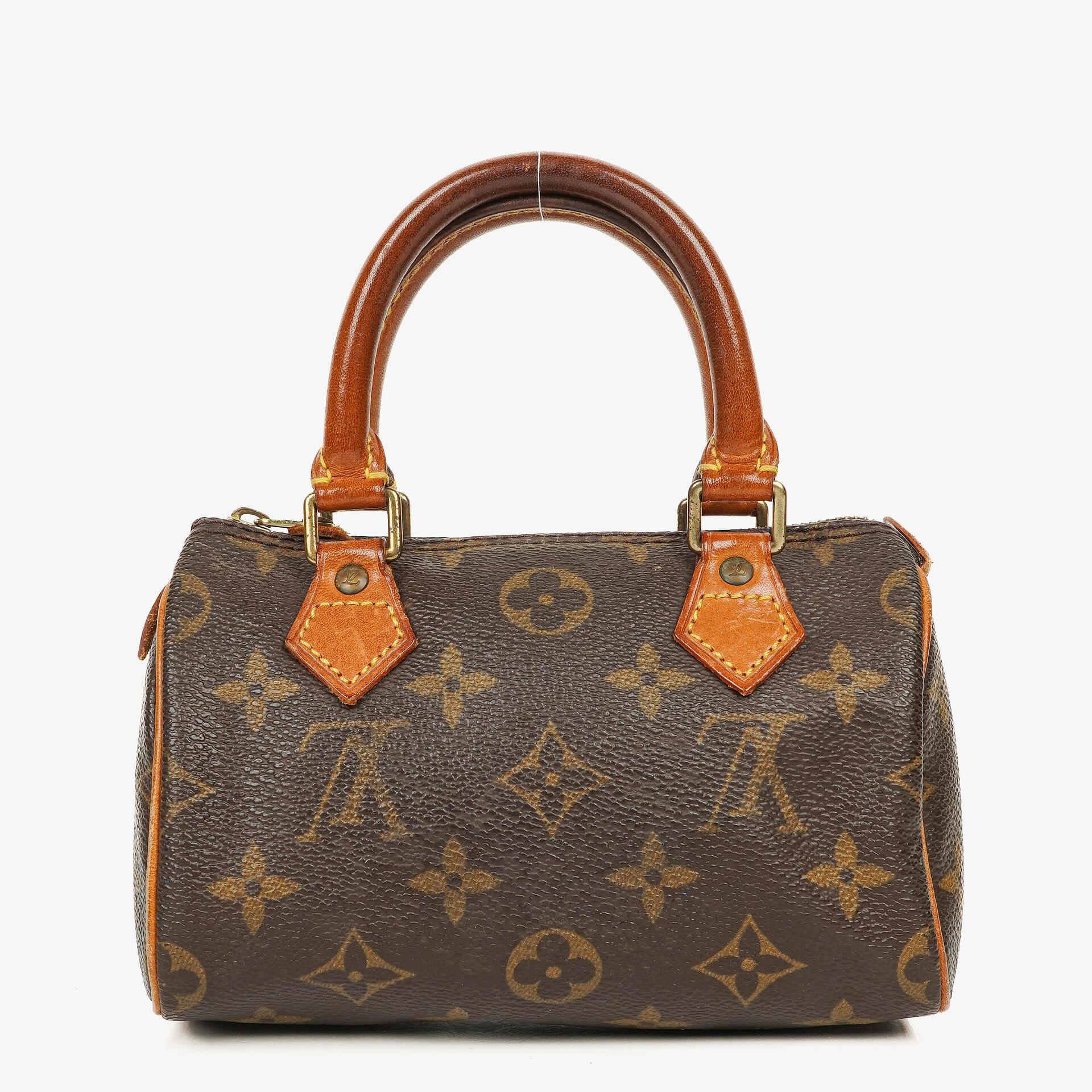 Louis Vuitton Nano Speedy Mini-Tasche aus Monogram Canvas