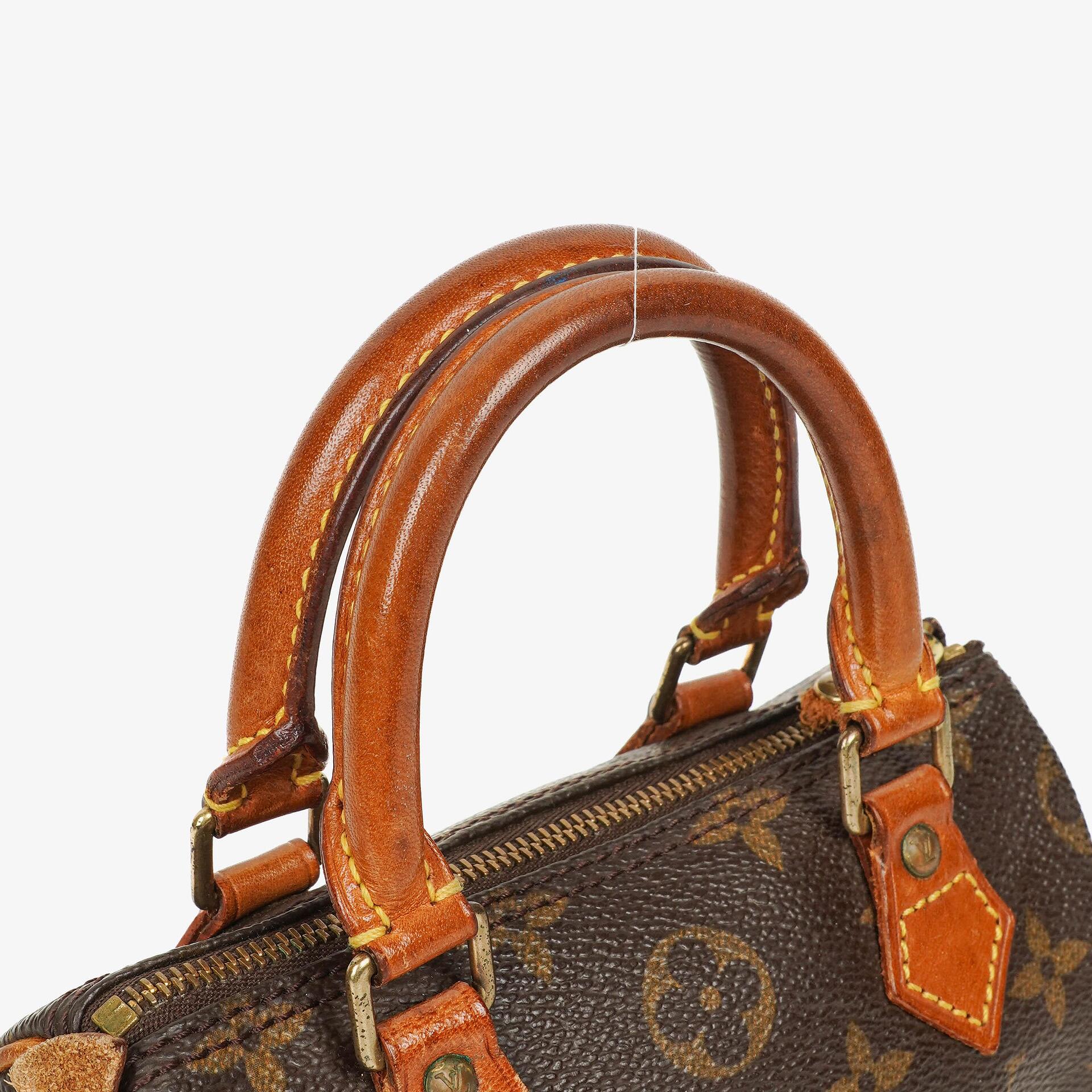 Louis Vuitton Nano Speedy Mini-Tasche aus Monogram Canvas