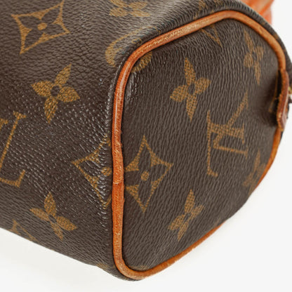 Louis Vuitton Nano Speedy Mini-Tasche aus Monogram Canvas