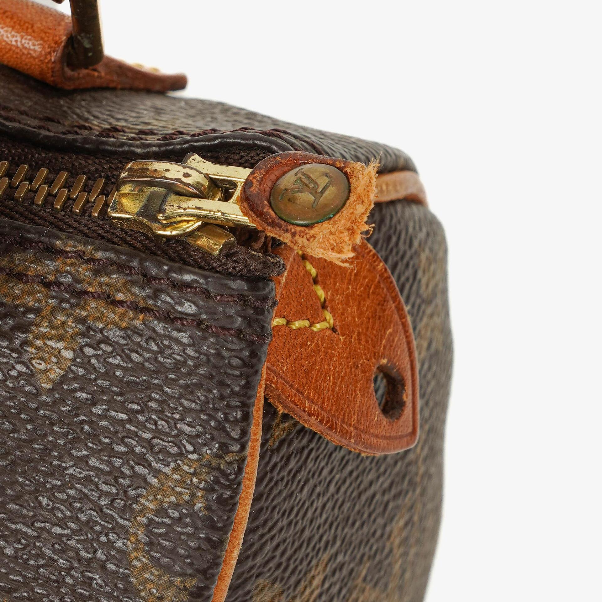Louis Vuitton Nano Speedy Mini-Tasche aus Monogram Canvas