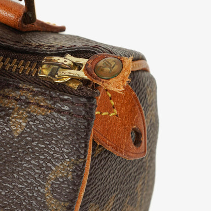 Louis Vuitton Nano Speedy Mini-Tasche aus Monogram Canvas