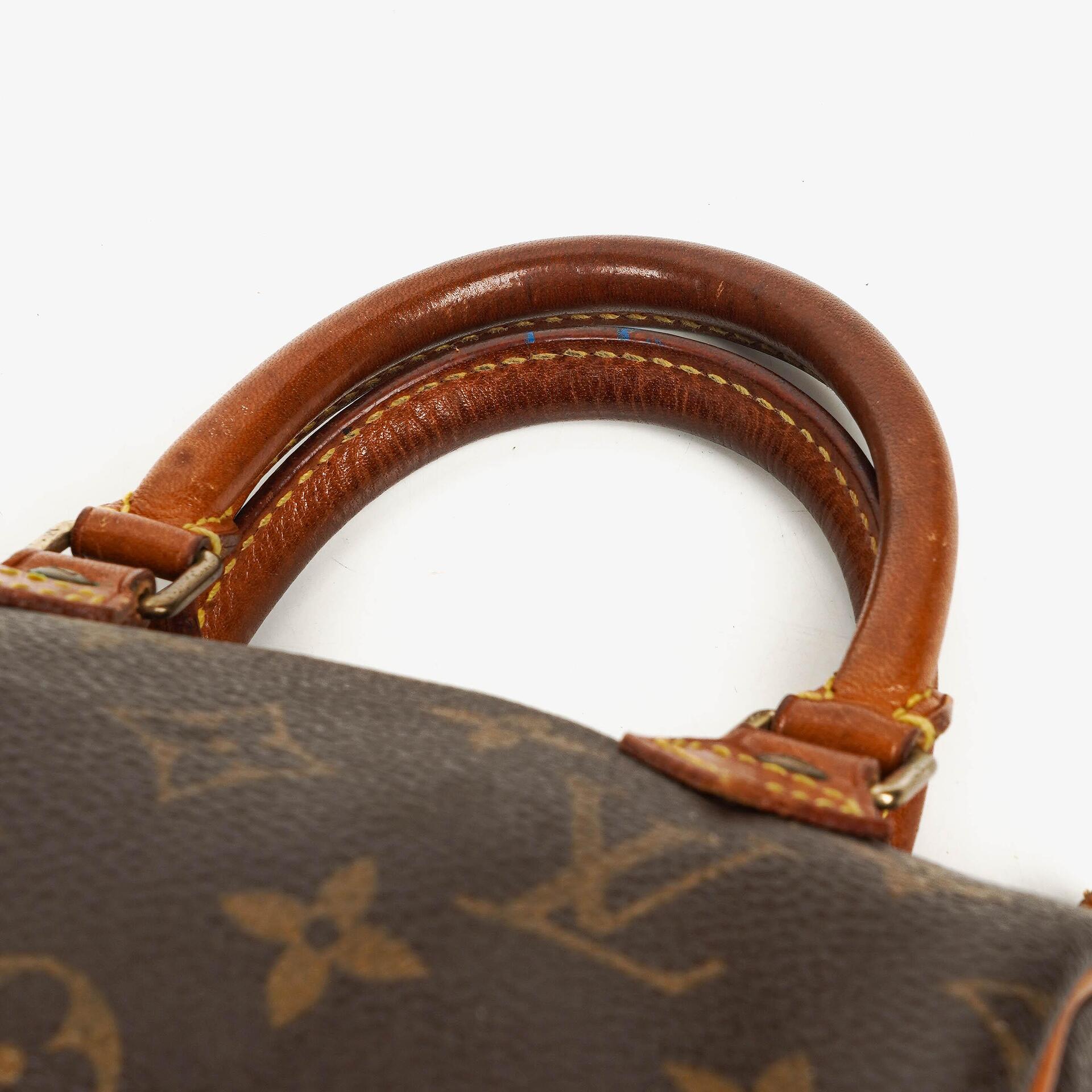 Louis Vuitton Nano Speedy Mini-Tasche aus Monogram Canvas