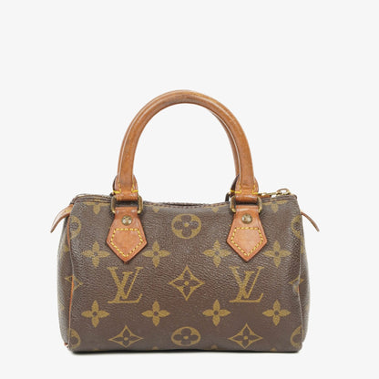 Louis Vuitton Nano Speedy Mini-Tasche aus Monogram Canvas