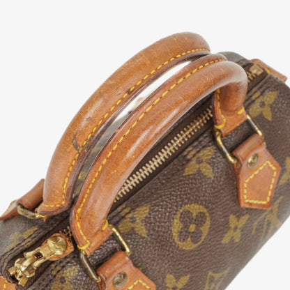 Louis Vuitton Nano Speedy Mini-Tasche aus Monogram Canvas