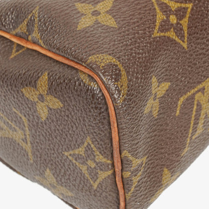 Louis Vuitton Nano Speedy Mini-Tasche aus Monogram Canvas
