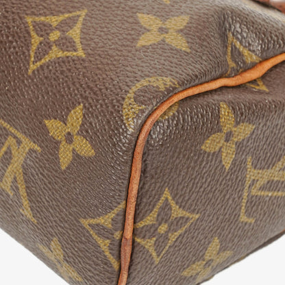 Louis Vuitton Nano Speedy Mini-Tasche aus Monogram Canvas