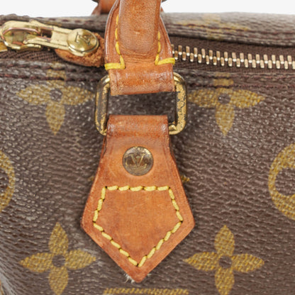 Louis Vuitton Nano Speedy Mini-Tasche aus Monogram Canvas