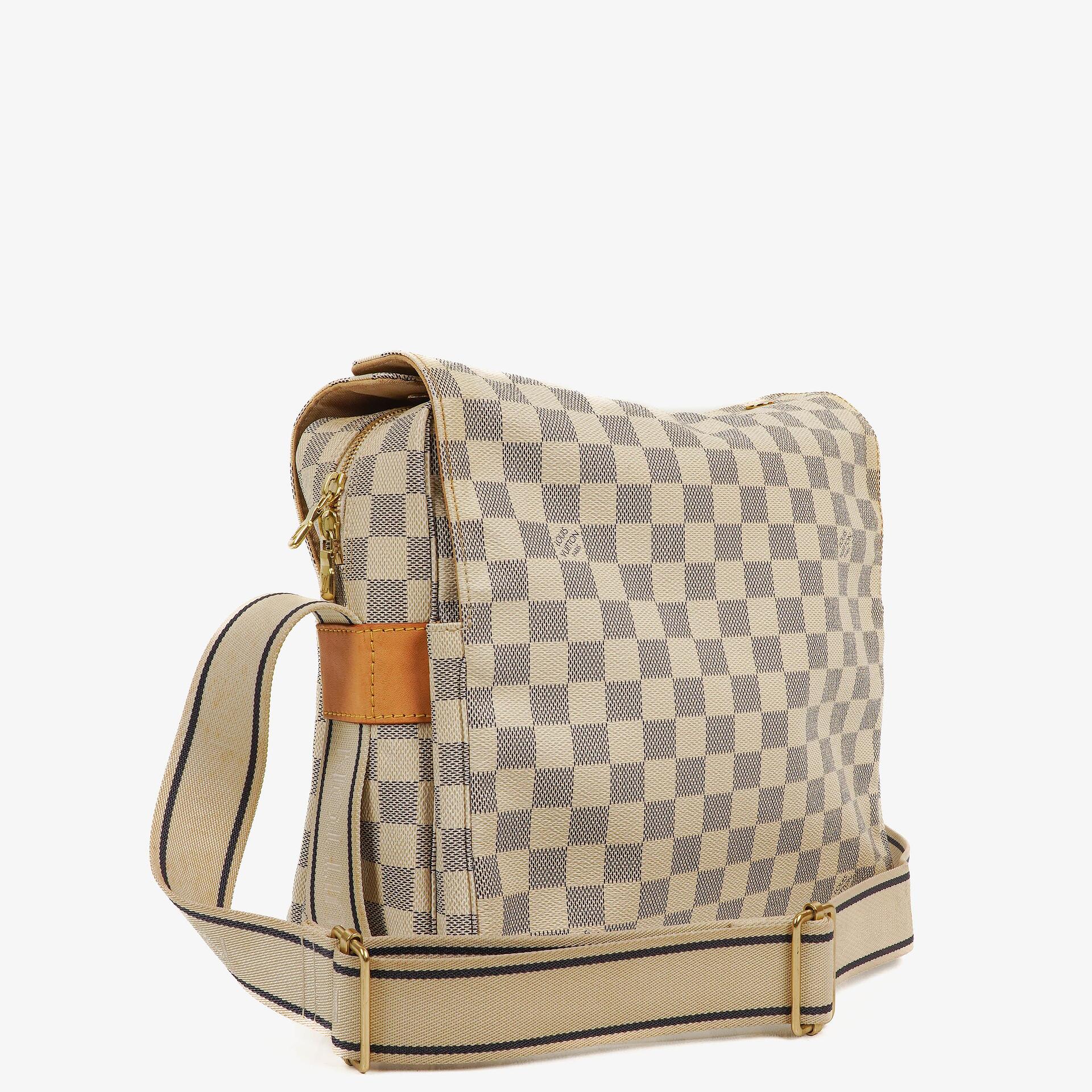 Louis Vuitton Naviglio Schultertasche in Damier Azur