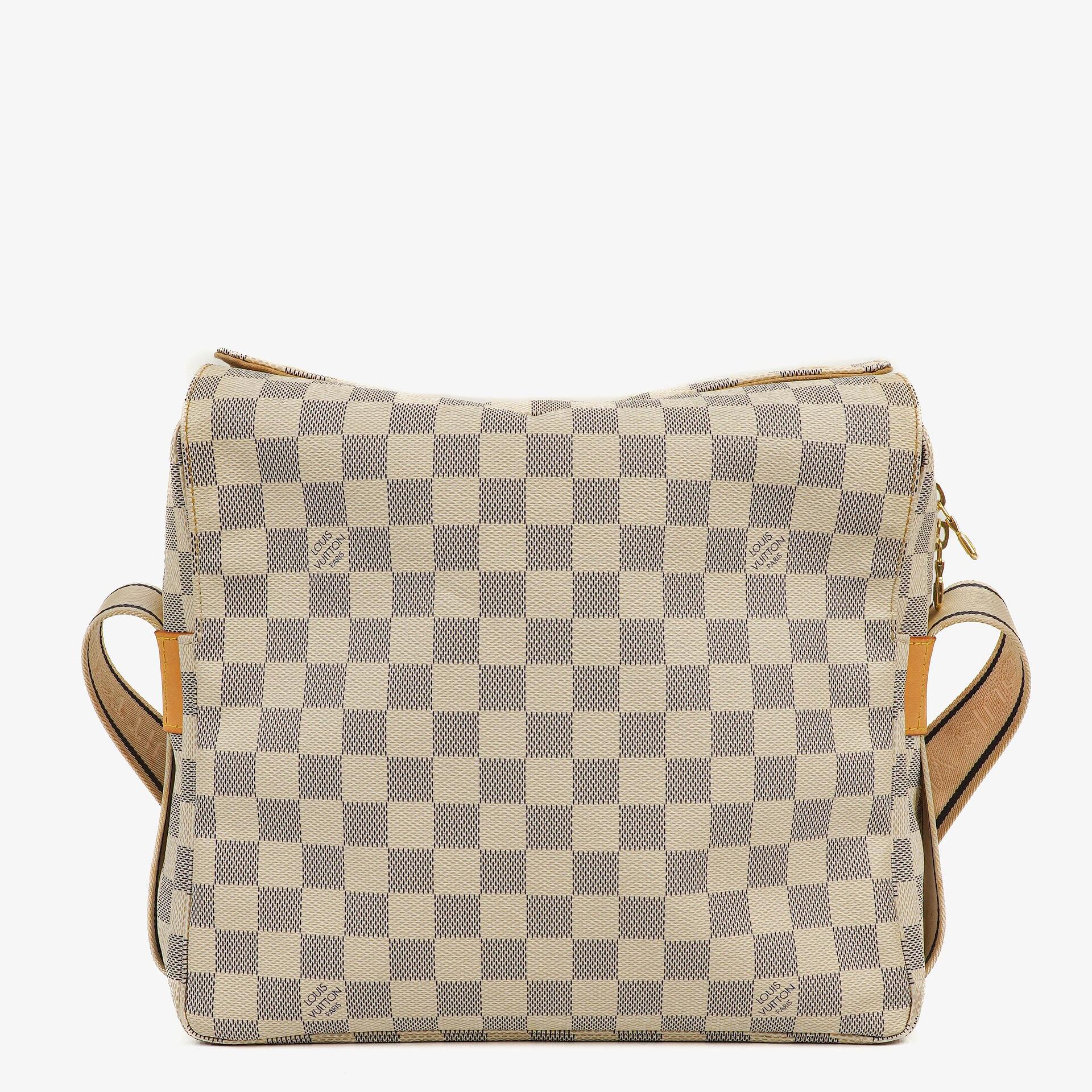 Louis Vuitton Naviglio Schultertasche in Damier Azur
