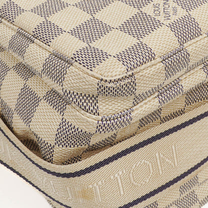 Louis Vuitton Naviglio Schultertasche in Damier Azur
