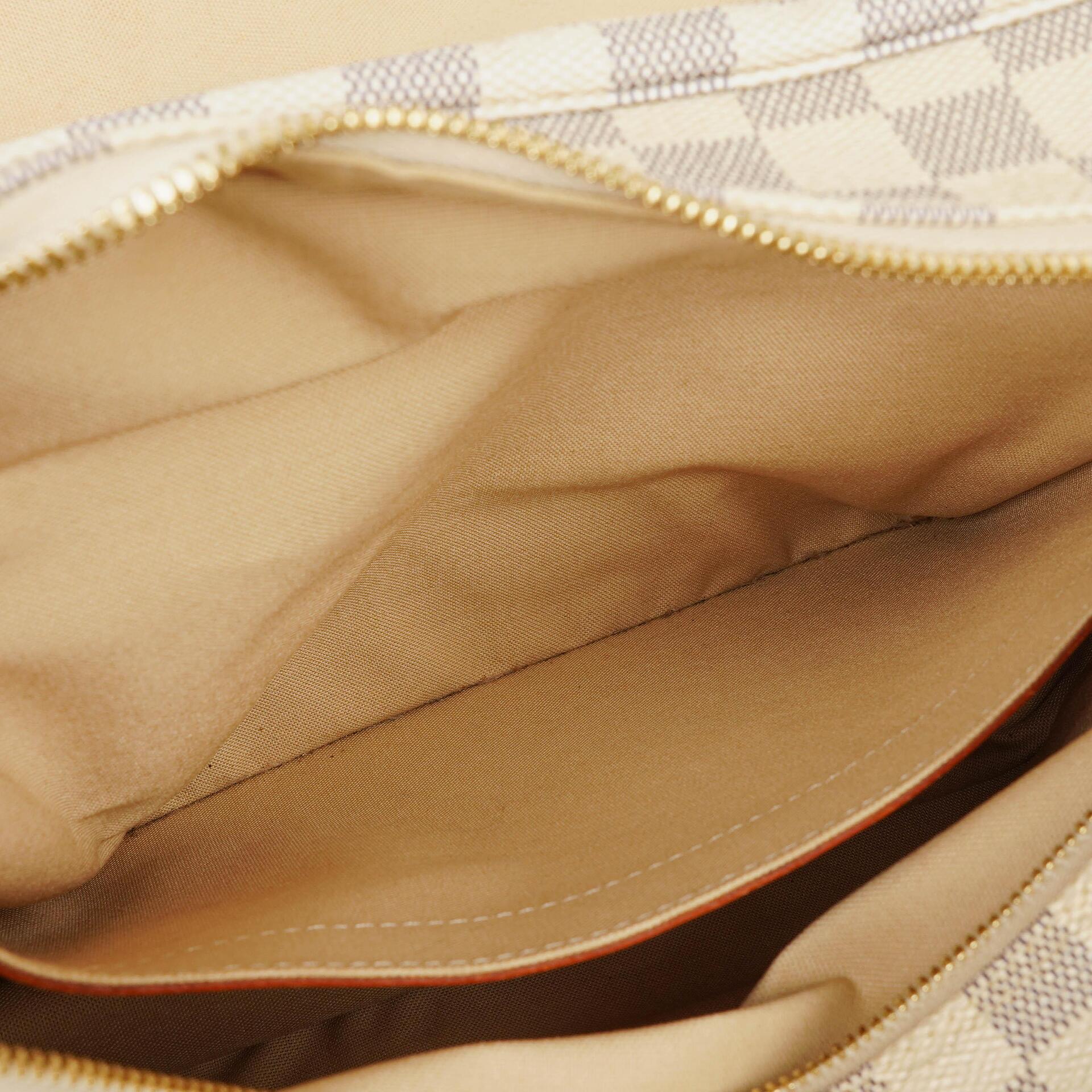 Louis Vuitton Naviglio Schultertasche in Damier Azur