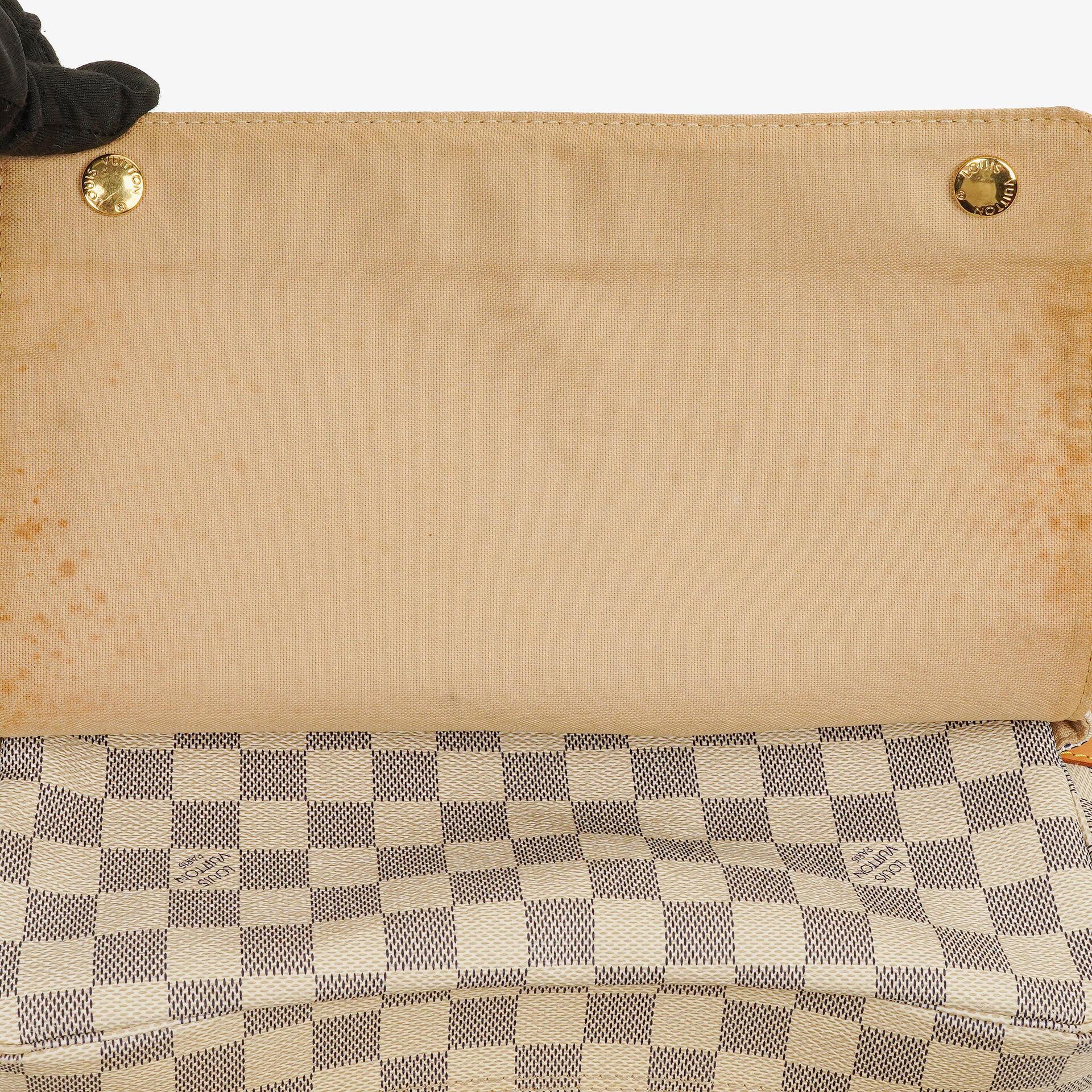 Louis Vuitton Naviglio Schultertasche in Damier Azur
