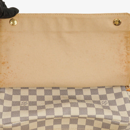 Louis Vuitton Naviglio Schultertasche in Damier Azur