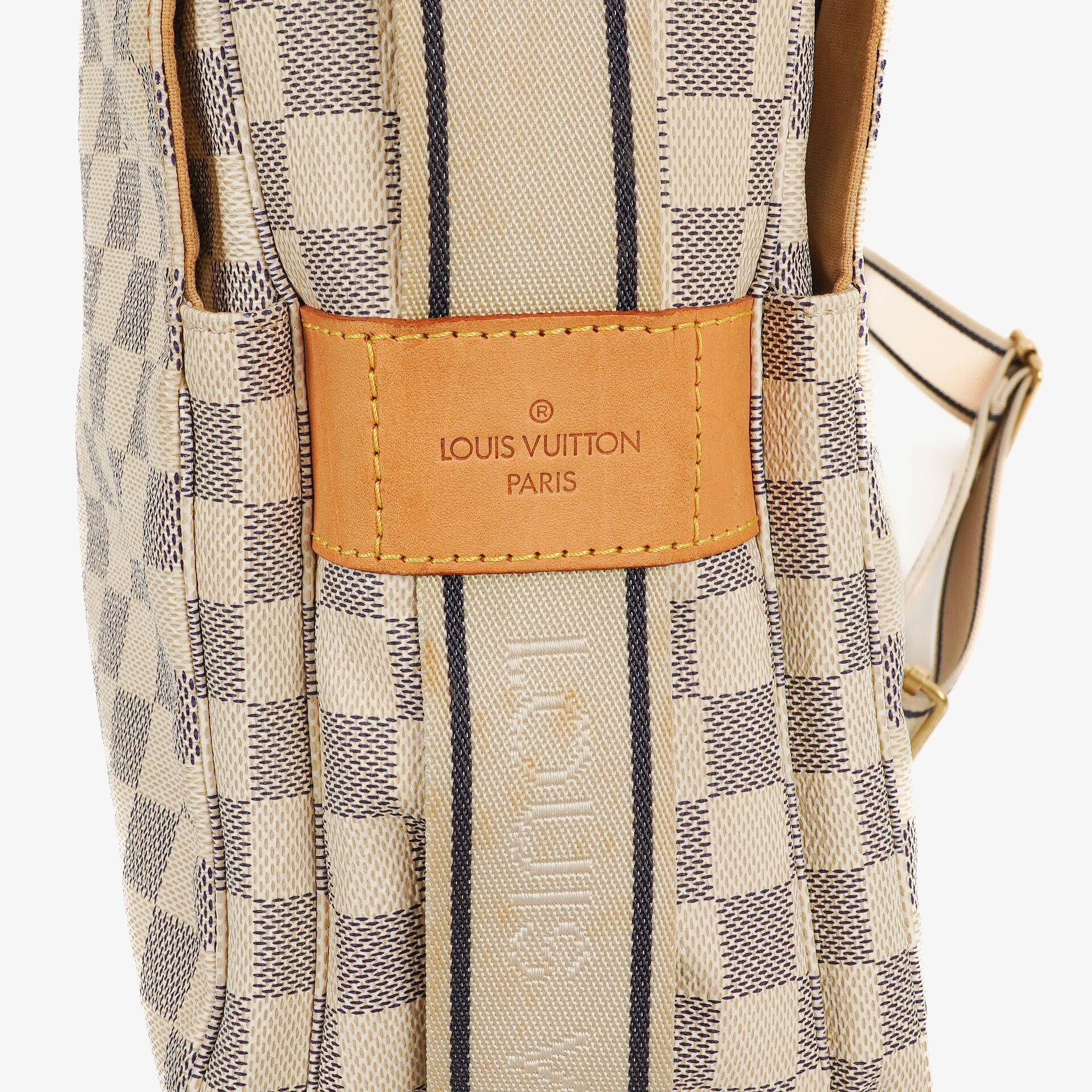 Louis Vuitton Naviglio Schultertasche in Damier Azur