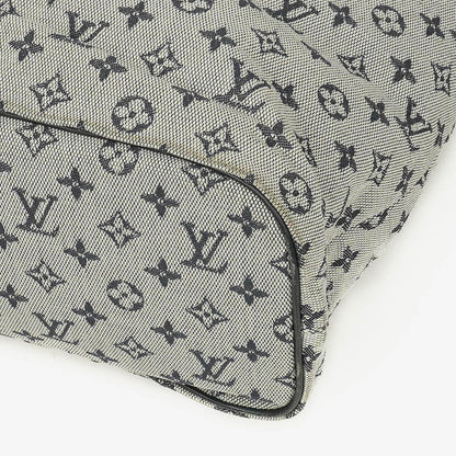 Louis Vuitton Lucille GM Schultertasche aus navy Monogramm Mini Lin