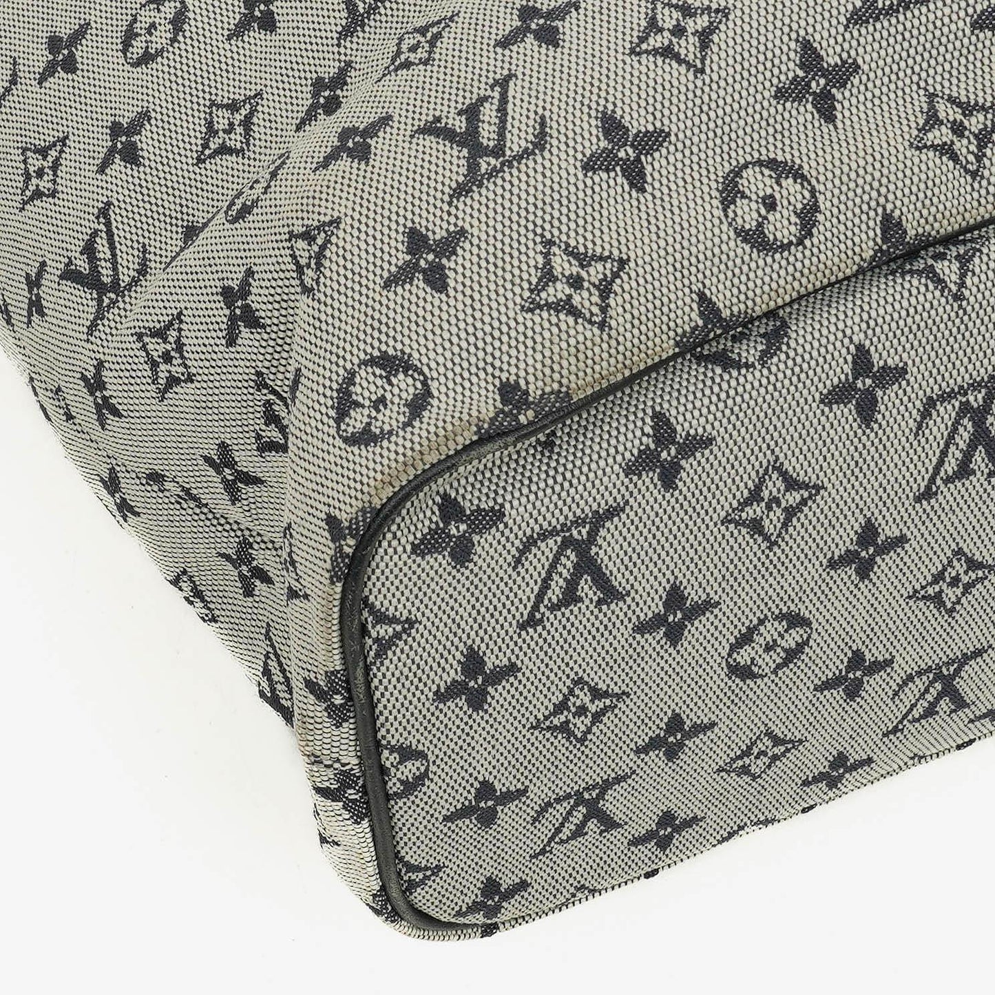 Louis Vuitton Lucille GM Schultertasche aus navy Monogramm Mini Lin
