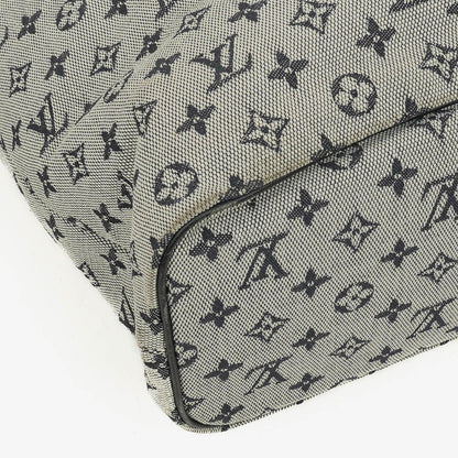 Louis Vuitton Lucille GM Schultertasche aus navy Monogramm Mini Lin
