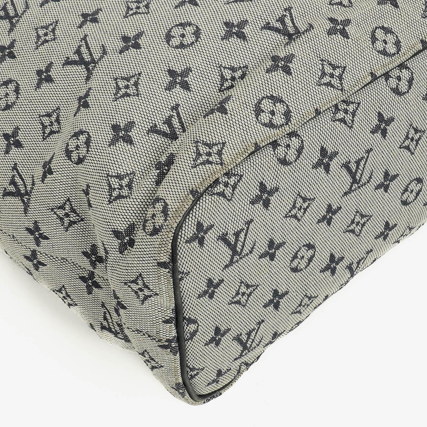 Louis Vuitton Lucille GM Schultertasche aus navy Monogramm Mini Lin