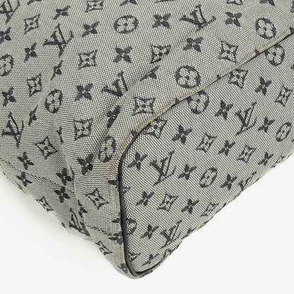 Louis Vuitton Lucille GM Schultertasche aus navy Monogramm Mini Lin