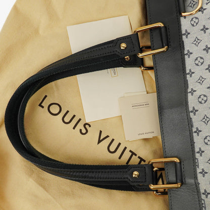 Louis Vuitton Lucille GM Schultertasche aus navy Monogramm Mini Lin