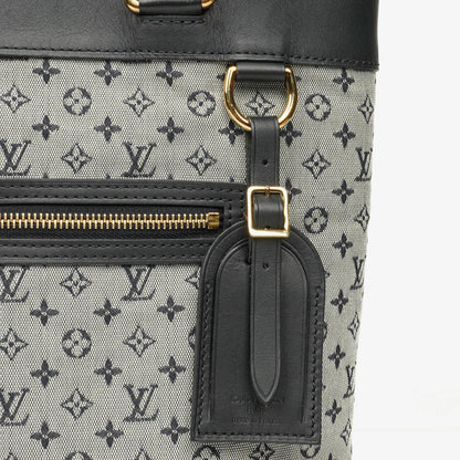 Louis Vuitton Lucille GM Schultertasche aus navy Monogramm Mini Lin