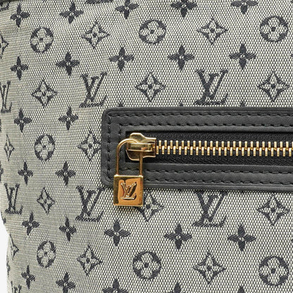Louis Vuitton Lucille GM Schultertasche aus navy Monogramm Mini Lin