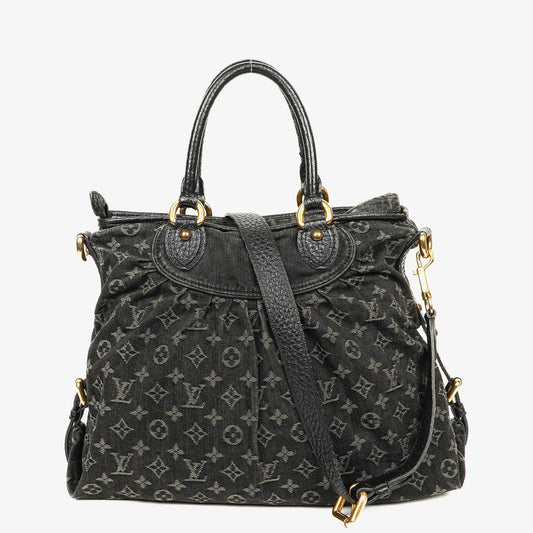 Louis Vuitton Neo Cabby GM Monogram Denim Tasche in Schwarz