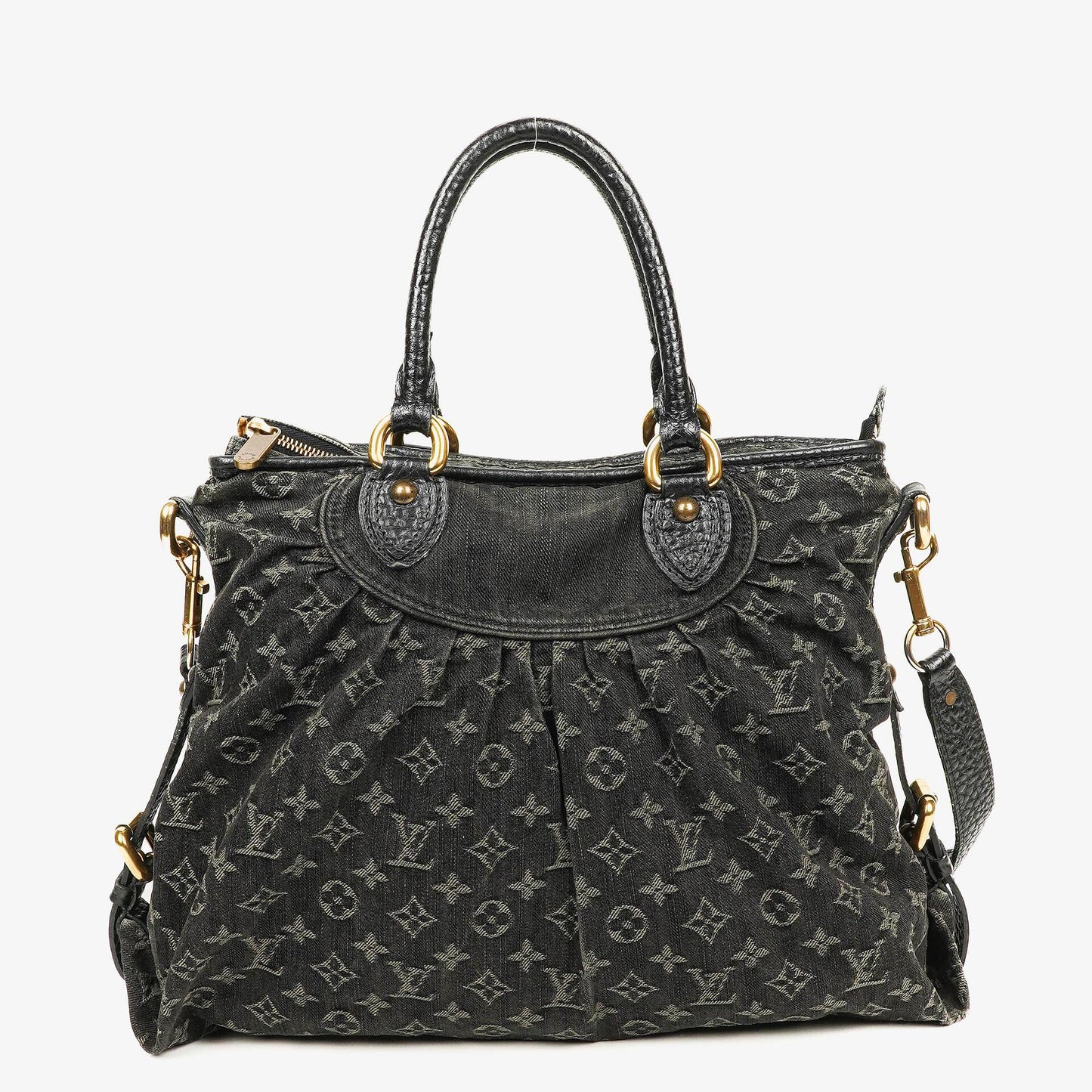 Louis Vuitton Neo Cabby GM Monogram Denim Tasche in Schwarz