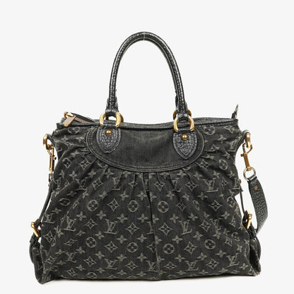 Louis Vuitton Neo Cabby GM Monogram Denim Tasche in Schwarz
