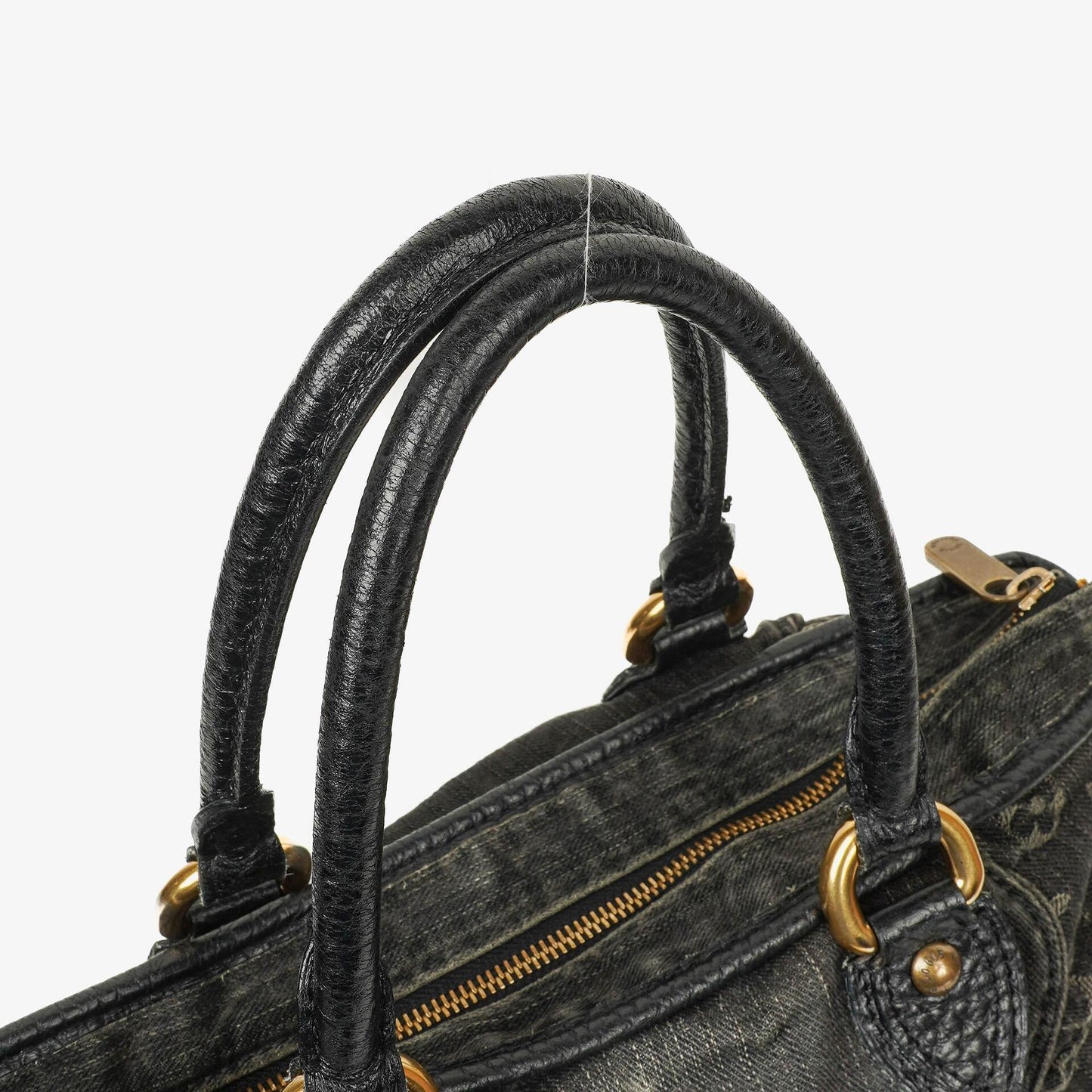 Louis Vuitton Neo Cabby GM Monogram Denim Tasche in Schwarz