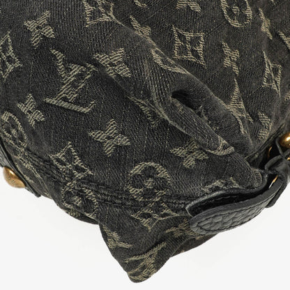 Louis Vuitton Neo Cabby GM Monogram Denim Tasche in Schwarz