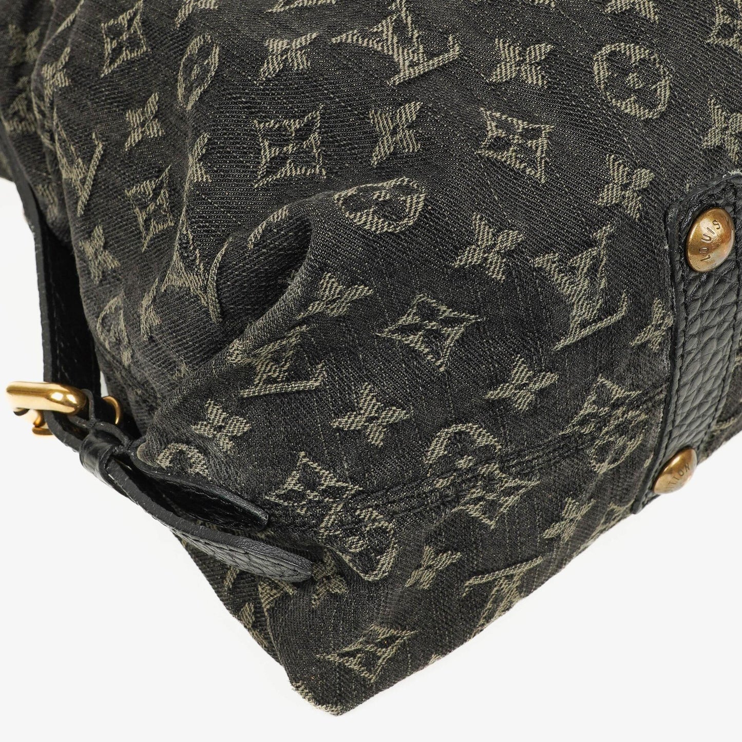 Louis Vuitton Neo Cabby GM Monogram Denim Tasche in Schwarz