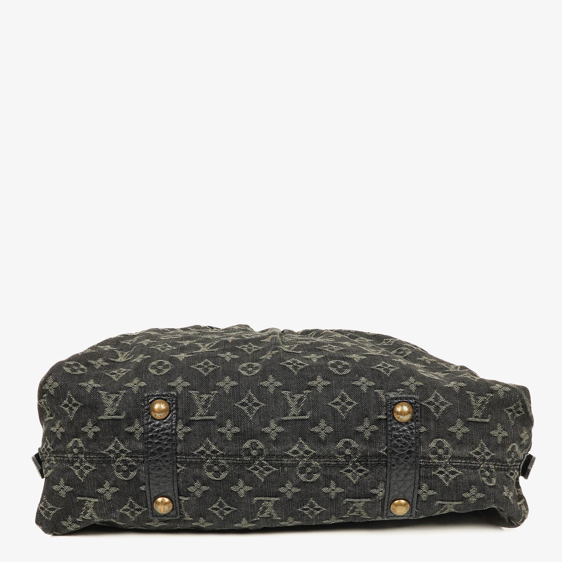 Louis Vuitton Neo Cabby GM Monogram Denim Tasche in Schwarz