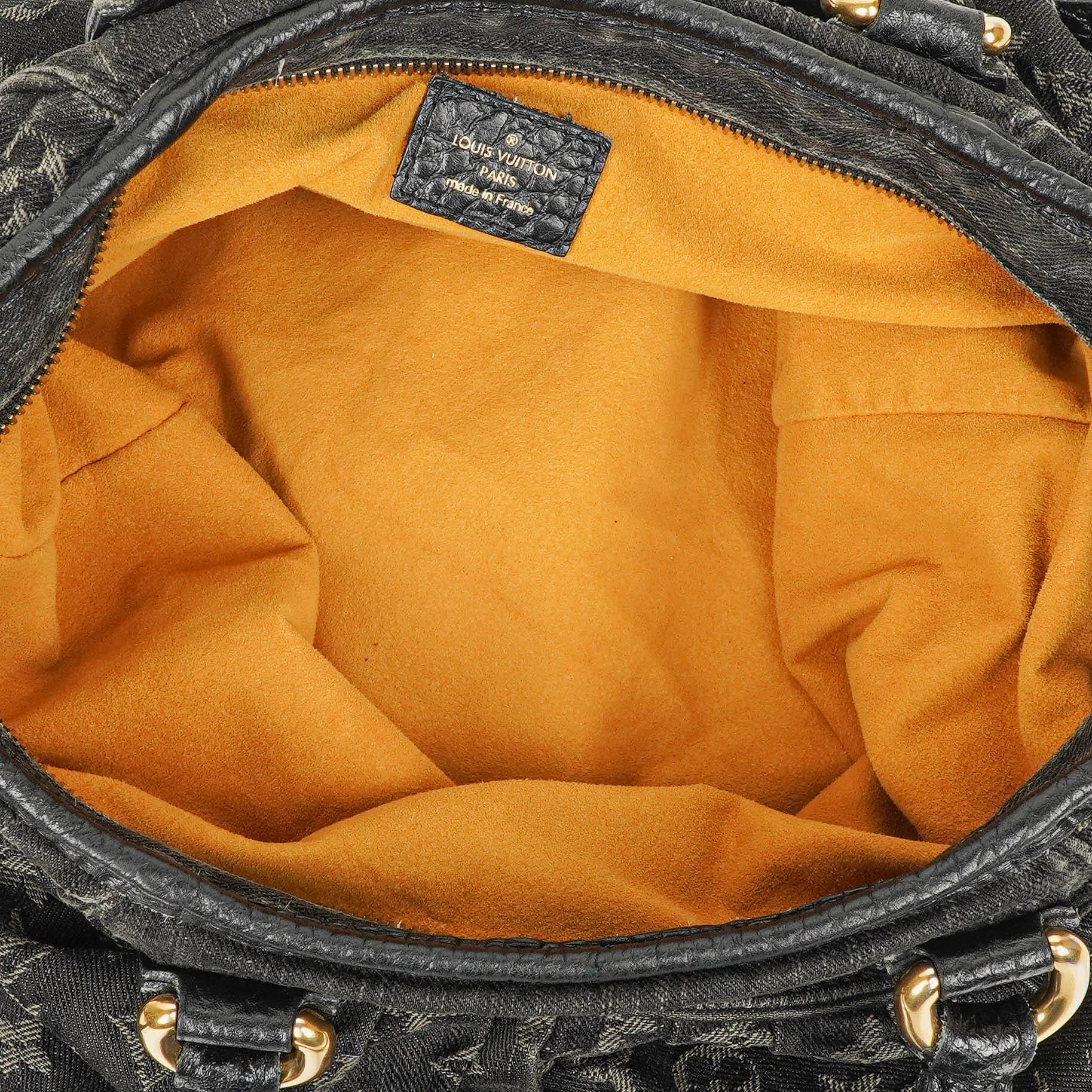 Louis Vuitton Neo Cabby GM Monogram Denim Tasche in Schwarz
