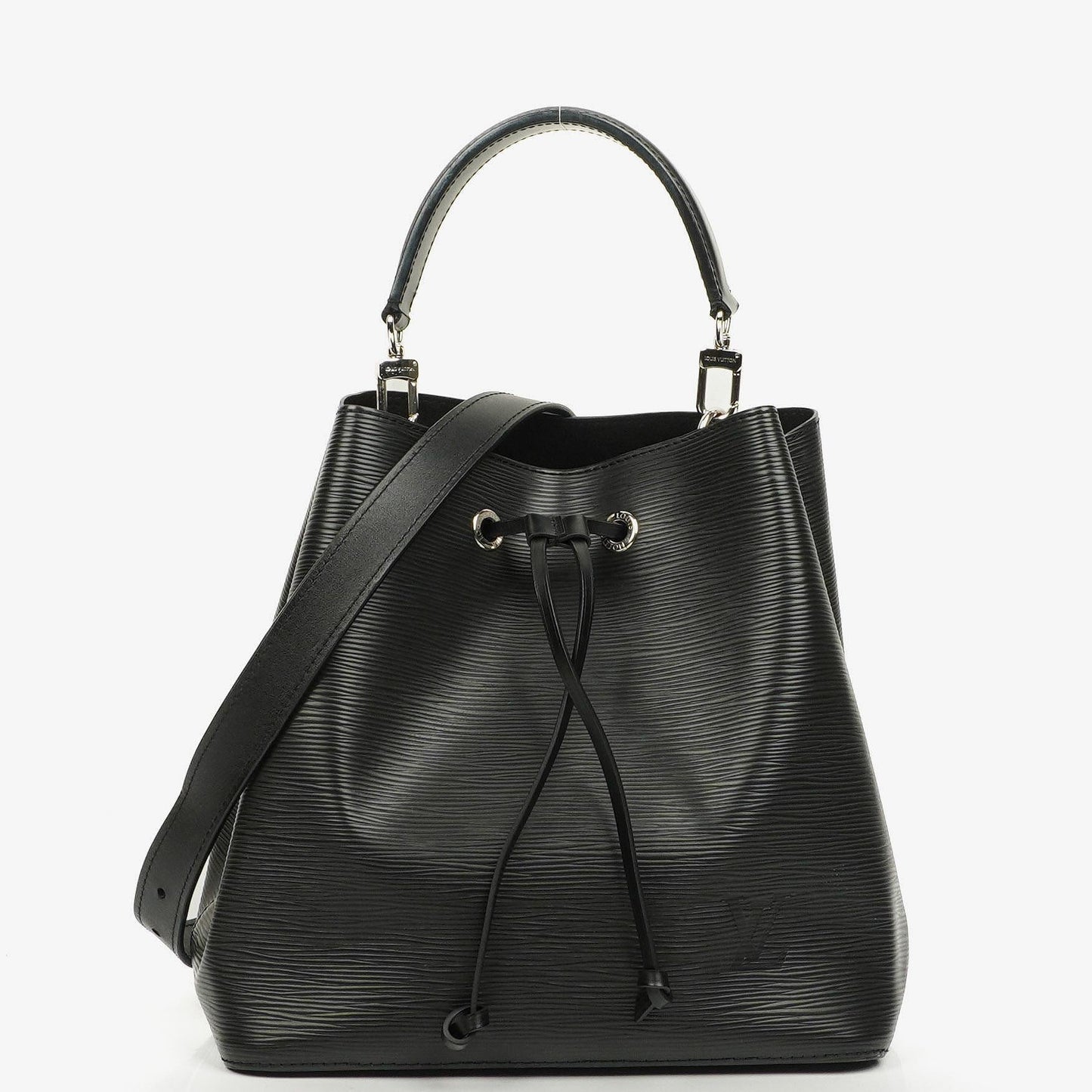 Louis Vuitton NéoNoé Bucket Tasche aus schwarzem Noir Epi Leder mit Kordelzug, 2020