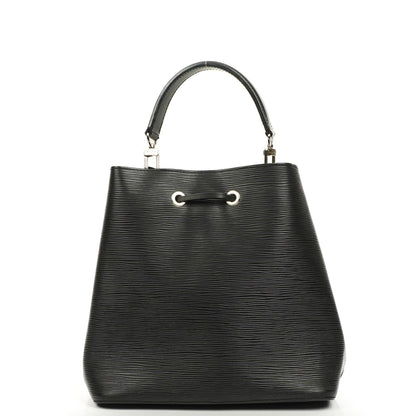 Louis Vuitton NéoNoé Bucket Tasche aus schwarzem Noir Epi Leder mit Kordelzug, 2020