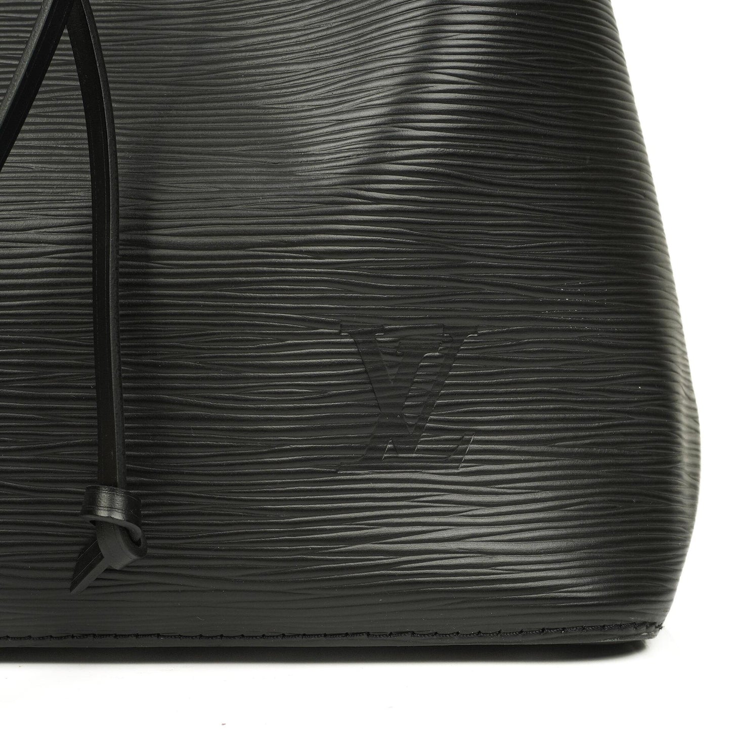 Louis Vuitton NéoNoé Bucket Tasche aus schwarzem Noir Epi Leder mit Kordelzug, 2020