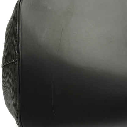 Louis Vuitton NéoNoé Bucket Tasche aus schwarzem Noir Epi Leder mit Kordelzug, 2020