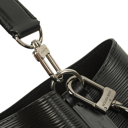 Louis Vuitton NéoNoé Bucket Tasche aus schwarzem Noir Epi Leder mit Kordelzug, 2020