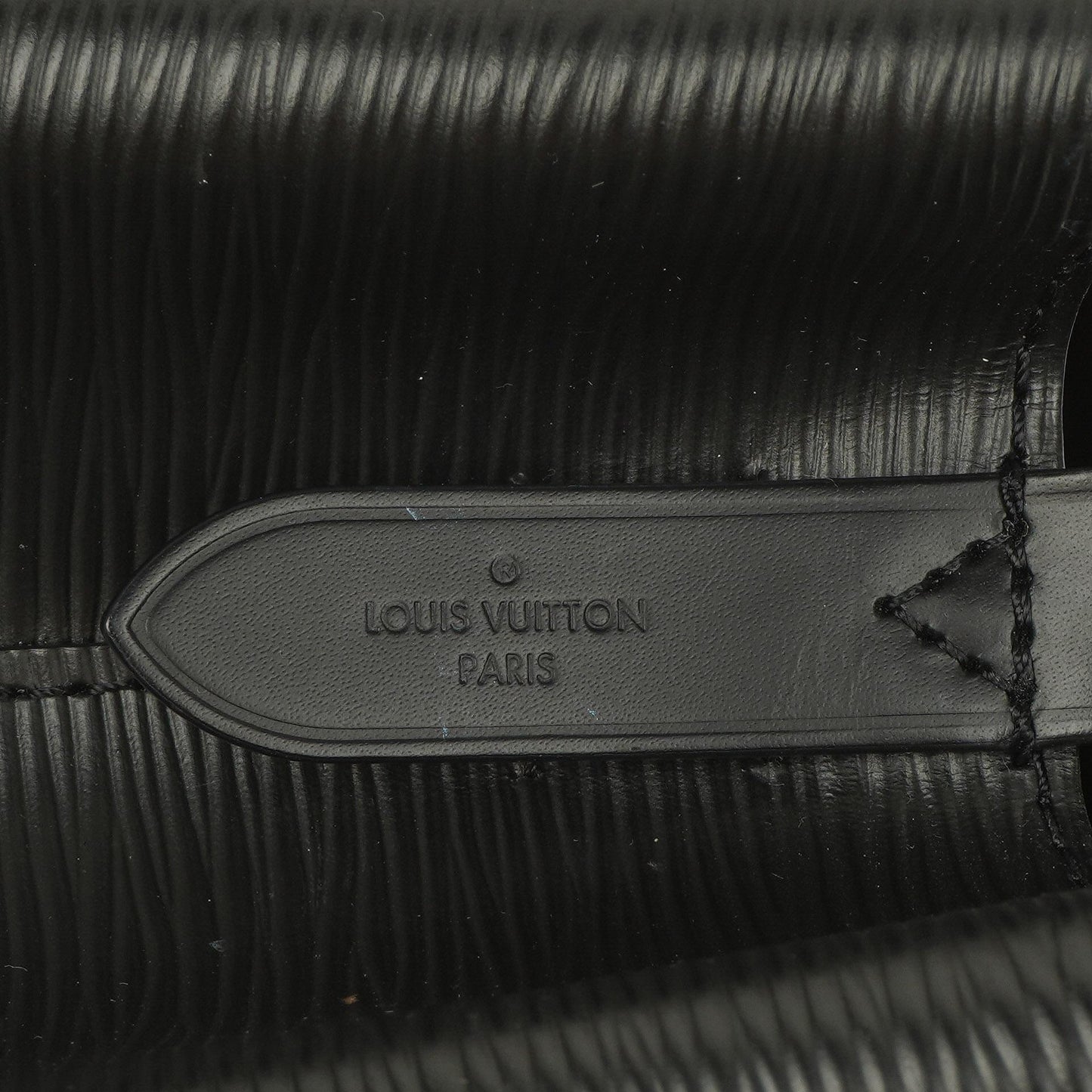 Louis Vuitton NéoNoé Bucket Tasche aus schwarzem Noir Epi Leder mit Kordelzug, 2020