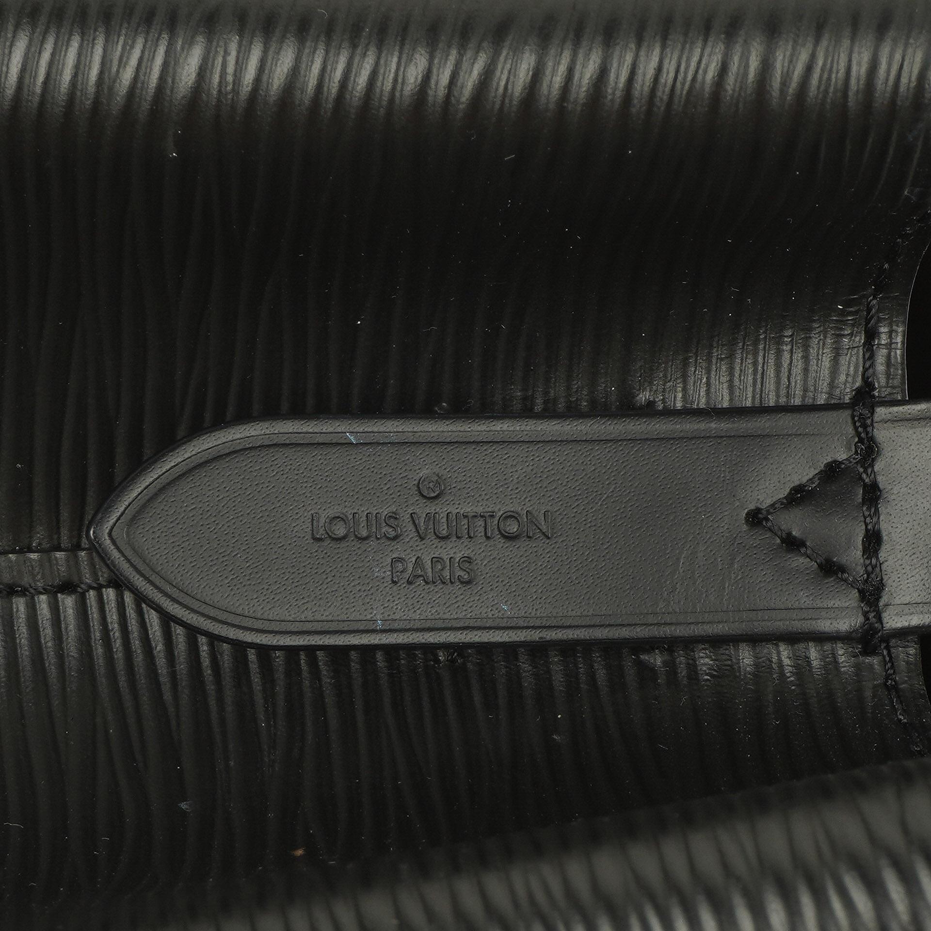 Louis Vuitton NéoNoé Bucket Tasche aus schwarzem Noir Epi Leder mit Kordelzug, 2020