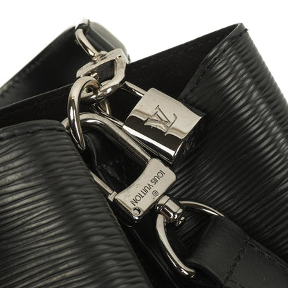 Louis Vuitton NéoNoé Bucket Tasche aus schwarzem Noir Epi Leder mit Kordelzug, 2020