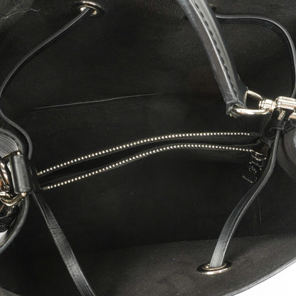 Louis Vuitton NéoNoé Bucket Tasche aus schwarzem Noir Epi Leder mit Kordelzug, 2020