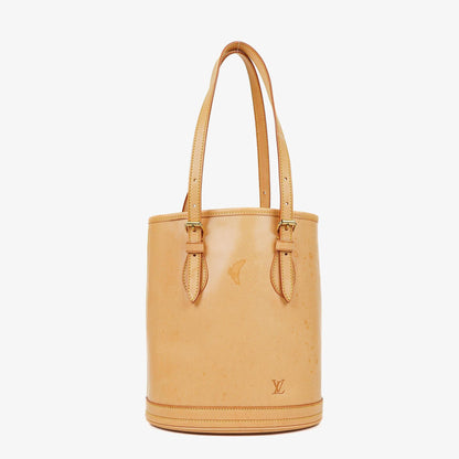 Louis Vuitton Petit Bucket in neutralem Vachetta