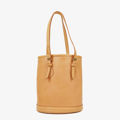 Louis Vuitton Petit Bucket in neutralem Vachetta
