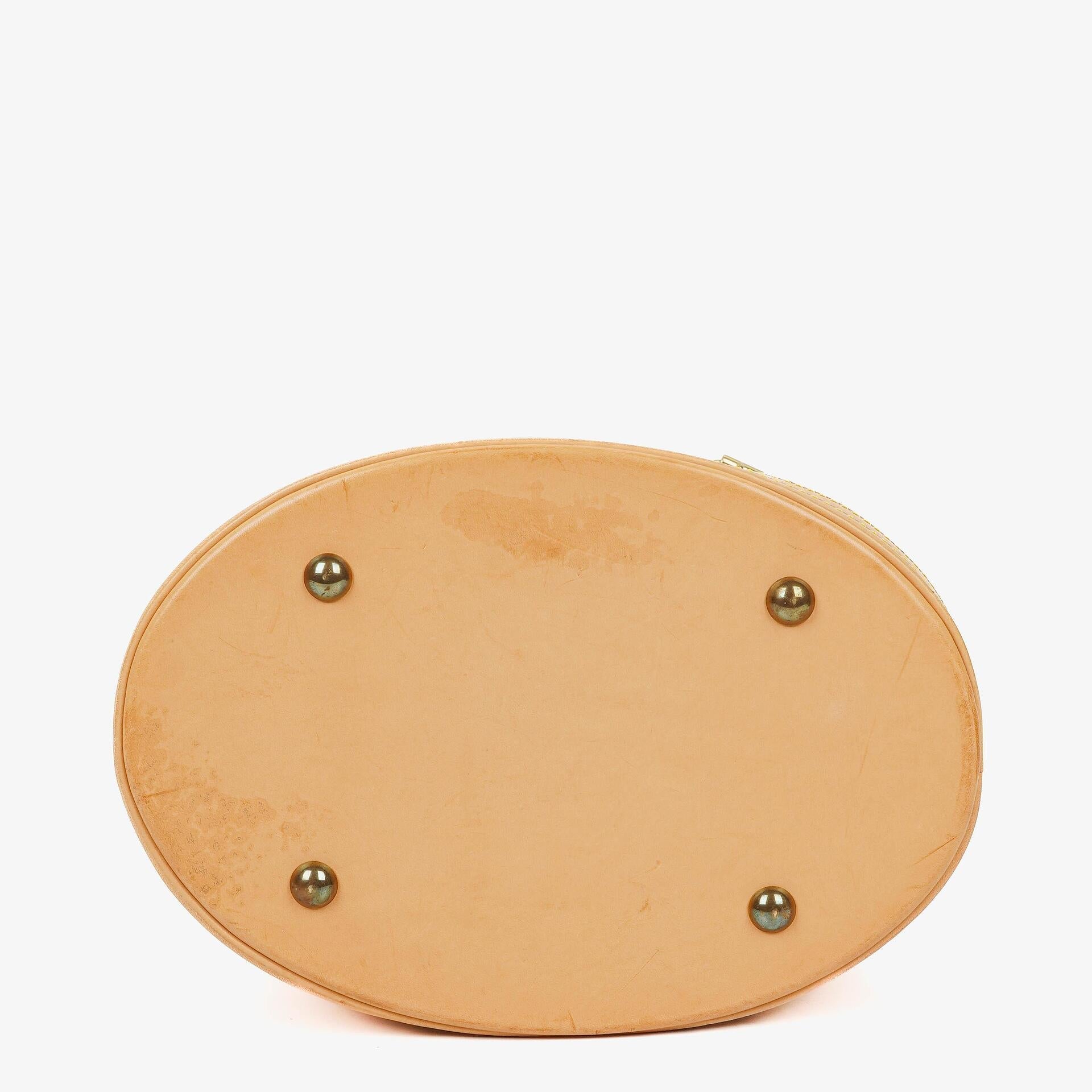 Louis Vuitton Petit Bucket in neutralem Vachetta