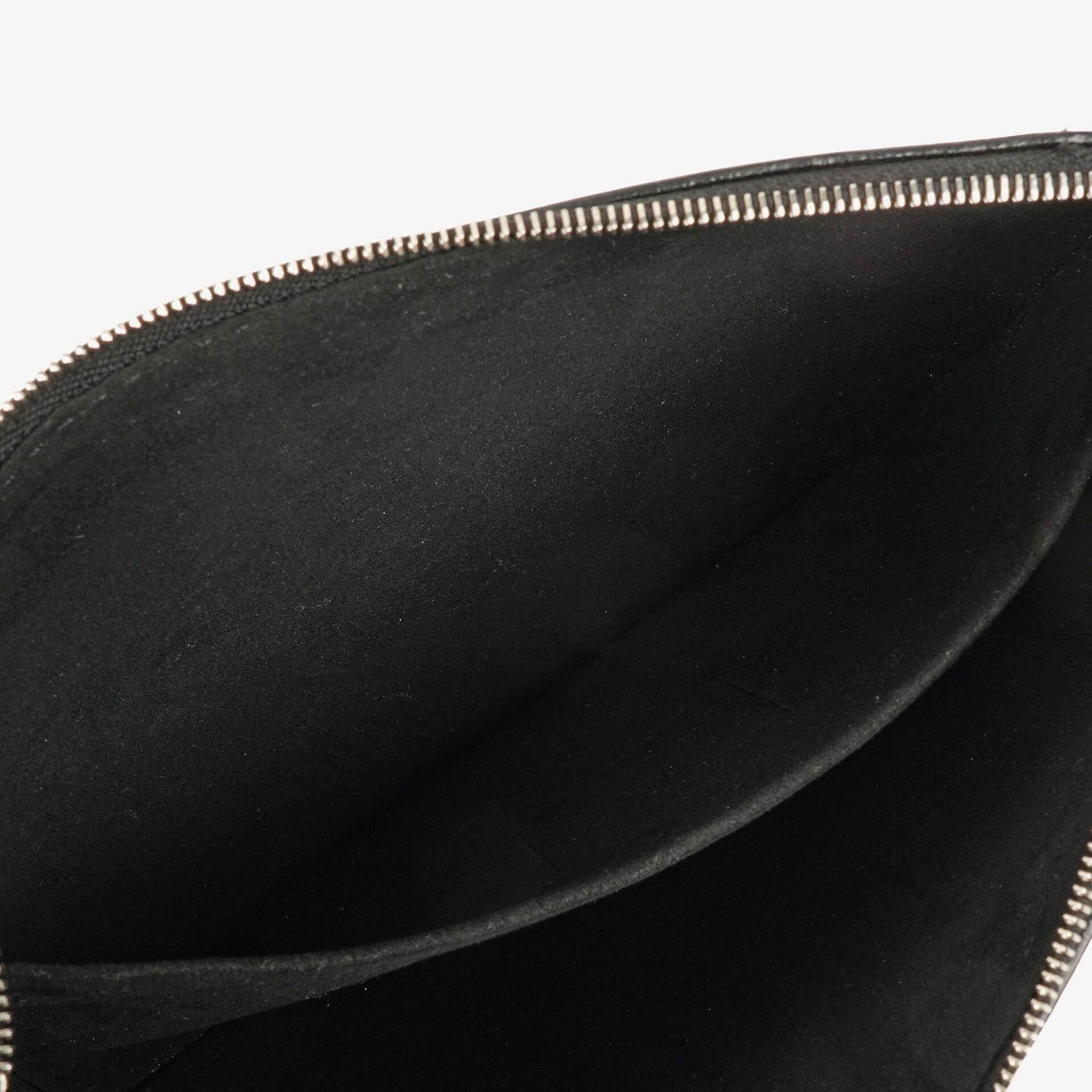 Louis Vuitton Neverfull Clutch Täschchen mit Reißverschluss aus schwarzem Epi Leder